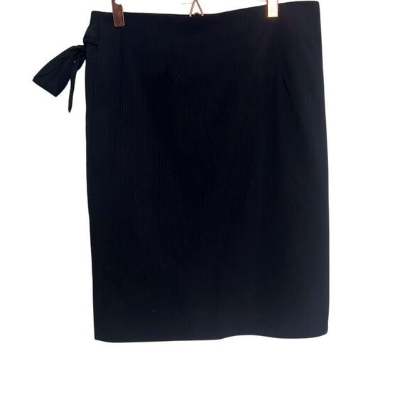 Tulle Wrap Tie Ribbon Mini Skirt Black Size Medium - Picture 8 of 8